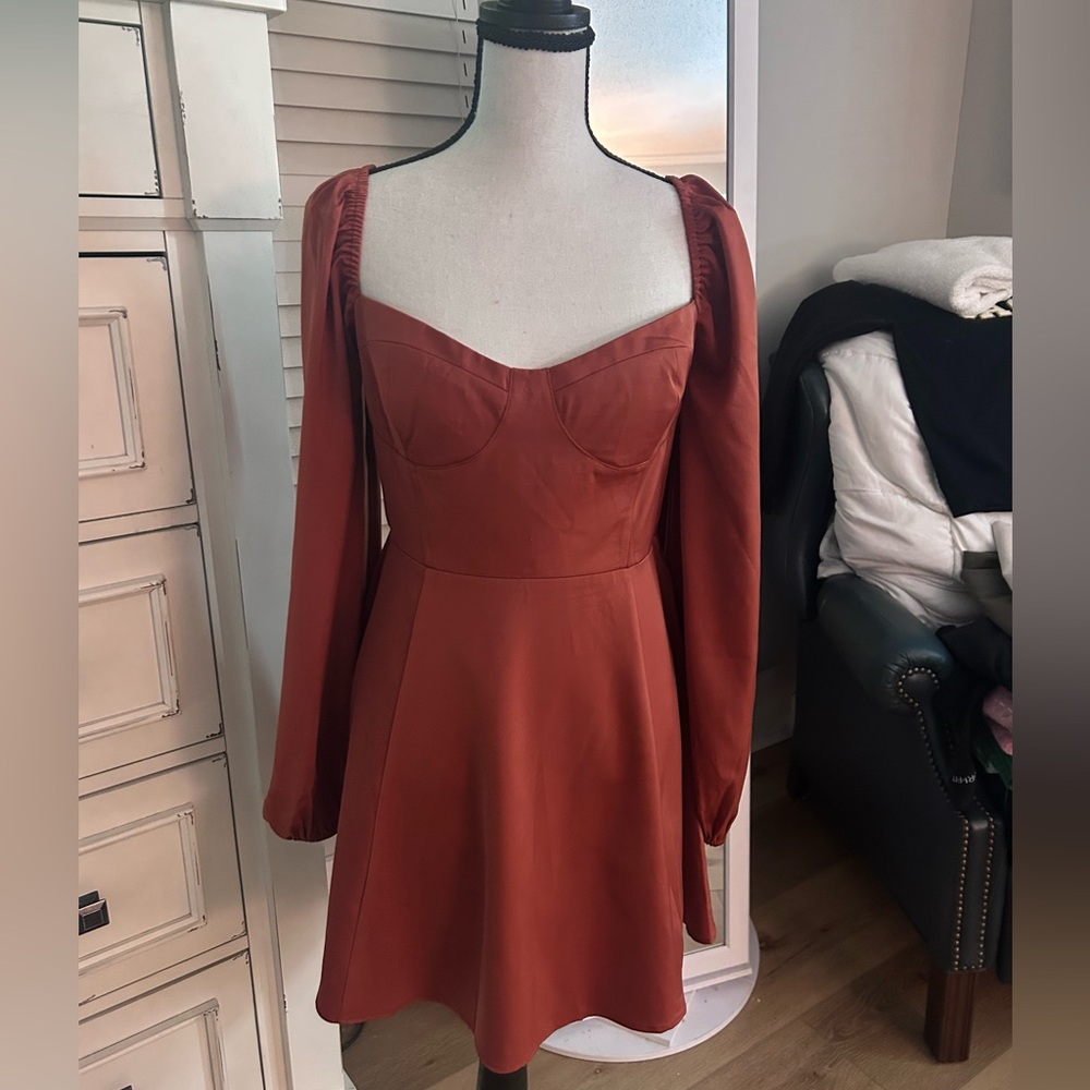 Altar’d State Burnt Orange dress size M